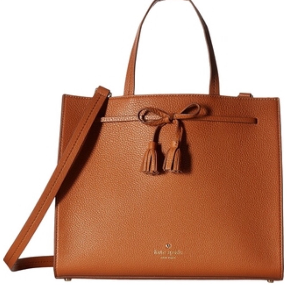 Kate Spade Hayes Street Sam ♠️ Warm Cognac